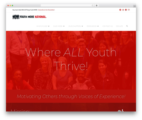 OceanWP best free WordPress theme - youthmovenational.org