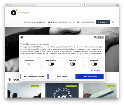 OceanWP best free WordPress theme - danskstalkingcenter.dk