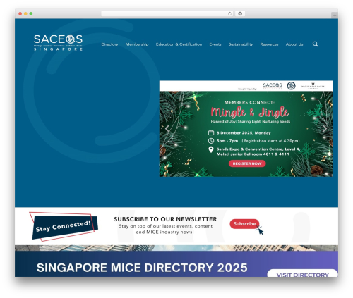OceanWP best free WordPress theme - saceos.org.sg