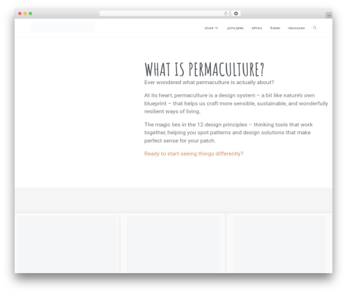 OceanWP best free WordPress theme - permacultureprinciples.com
