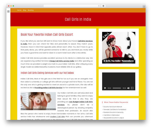 OceanWP best free WordPress theme - callgirlsinindia.com