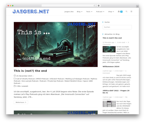 OceanWP best free WordPress theme - jaegers.net