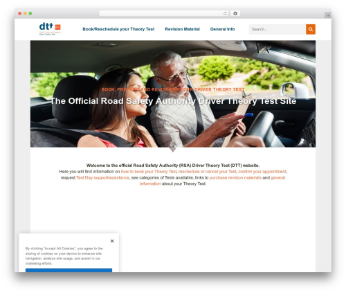 OceanWP free website theme - theorytest.ie