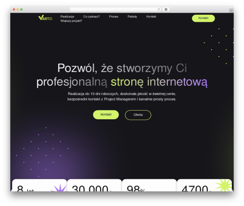 OceanWP free WordPress theme - varto.pl