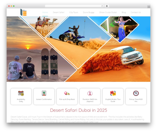 OceanWP free WordPress theme - godubaidesertsafari.com