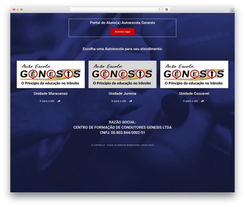 OceanWP free WordPress theme - autoescolagenesis.com.br