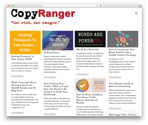 OceanWP free WP theme - copyranger.com