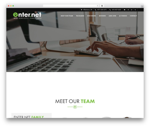 OceanWP free WP theme - enternetweb.com