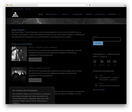 OceanWP free WP theme - tesla-project.com