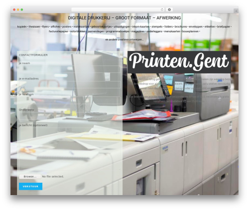 OceanWP theme WordPress free - printen.gent