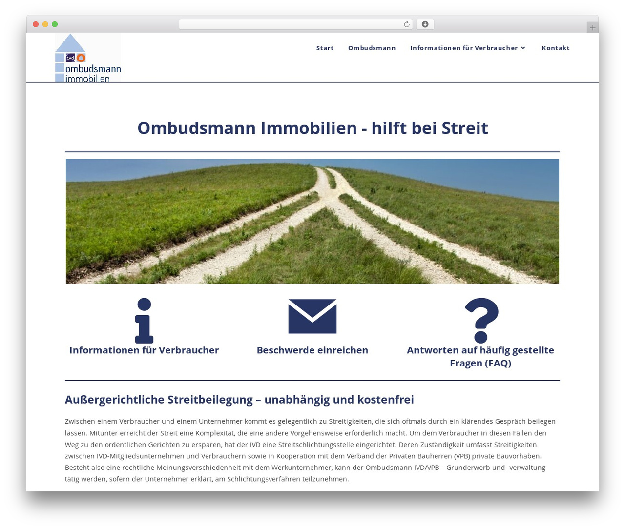 OceanWP theme WordPress free - ombudsmann-immobilien.net