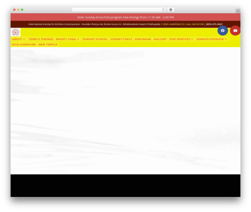 OceanWP theme WordPress - iskconstlouis.org