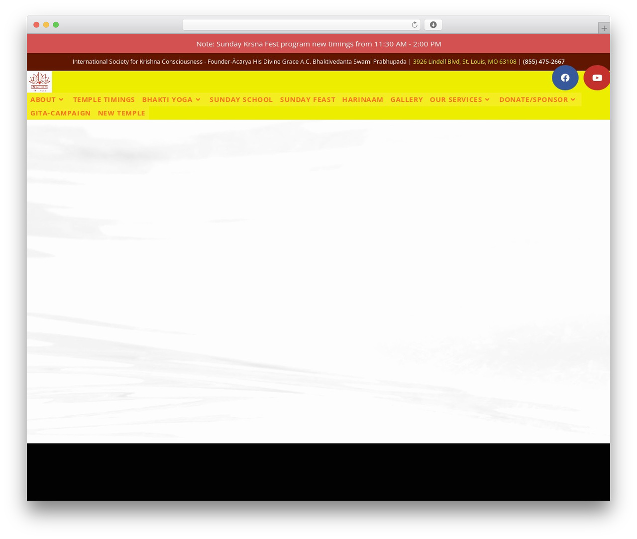 OceanWP theme WordPress - iskconstlouis.org