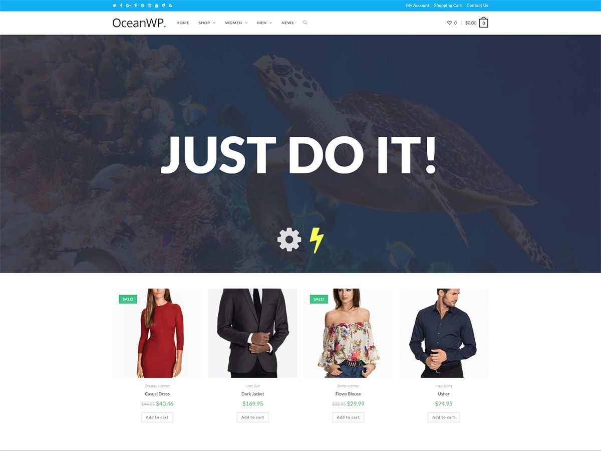 OceanWP WordPress blog theme by OceanWP