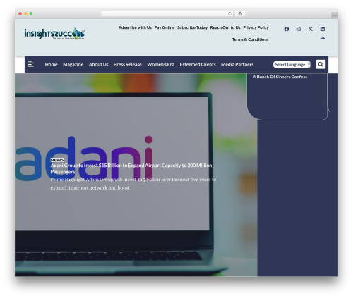 OceanWP WordPress news theme - insightssuccess.in