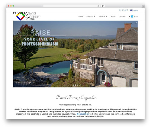 OceanWP WordPress page theme - photosdf.com