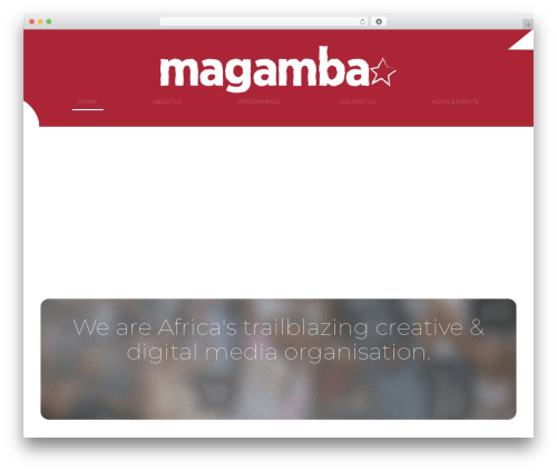 OceanWP WordPress page theme - magambanetwork.com