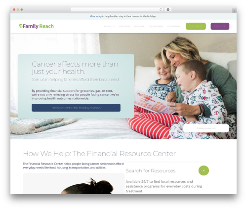 OceanWP WordPress theme for business - familyreach.org