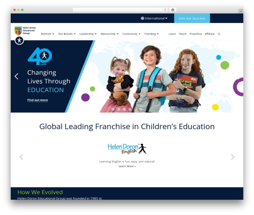 OceanWP WordPress theme for business - helendoron.com