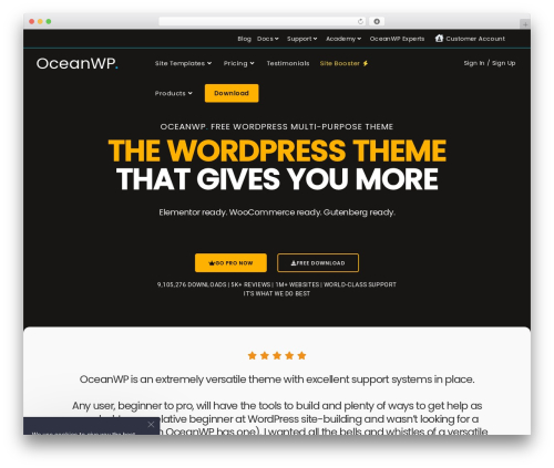 WooCommerce (woocommerce) free WordPress plugin - oceanwp.org