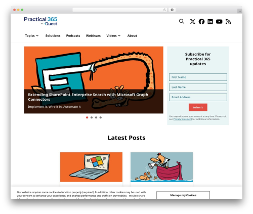 OceanWP WordPress theme free - practical365.com
