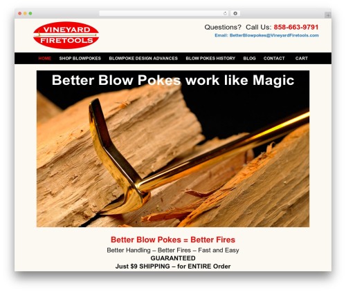 OceanWP WordPress theme free - vineyardfiretools.com