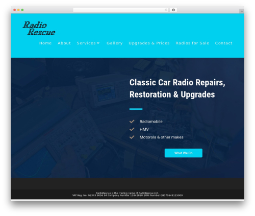 OceanWP WordPress theme - radiorescue.co.uk