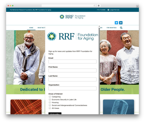 OceanWP WordPress theme design - rrf.org