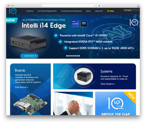 OceanWP WordPress theme design - up-board.org