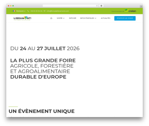 OceanWP WordPress theme design - foiredelibramont.com