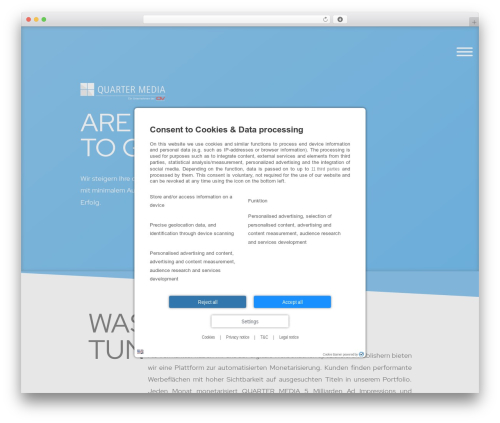 OceanWP WordPress theme - quartermedia.de