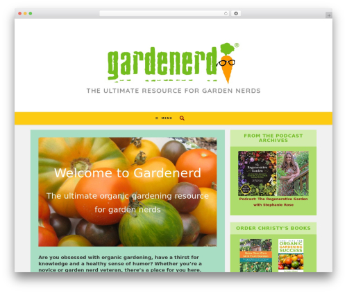 OceanWP WordPress theme - gardenerd.com