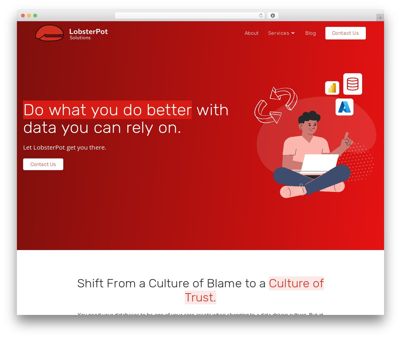 OceanWP WordPress theme - lobsterpot.com.au