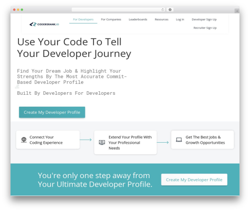 OceanWP WordPress theme - codersrank.io