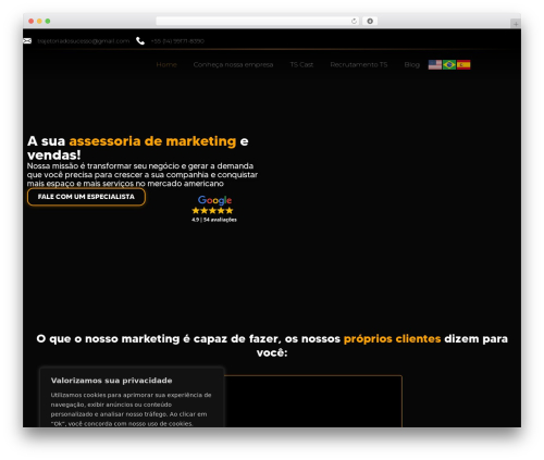 OceanWP WordPress theme - trajetoriadosucesso.com.br