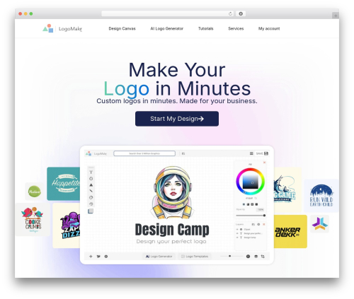 OceanWP WordPress theme - logomakr.com