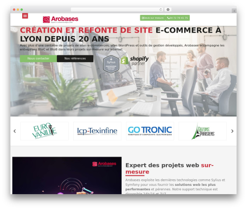 OceanWP WP theme - arobases.fr