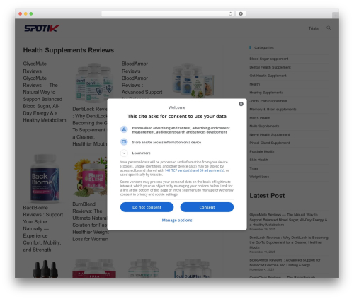 OceanWP WP theme - spotik.co