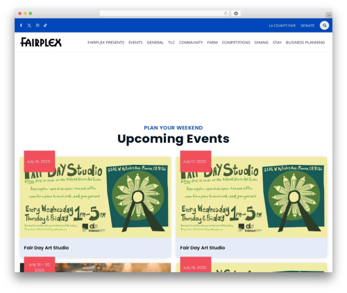 OceanWP WP theme - fairplex.com