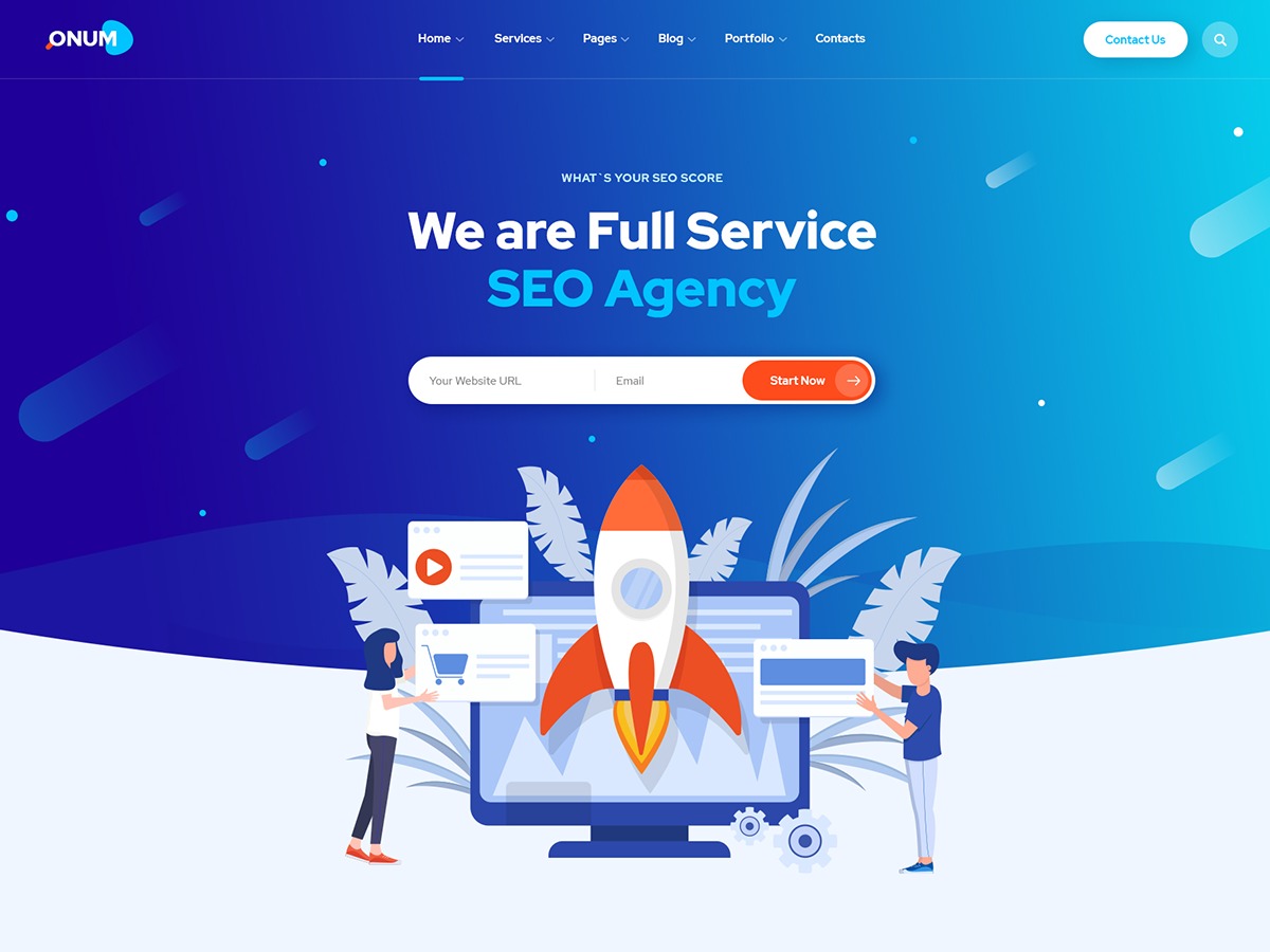 Onum Child premium WordPress theme