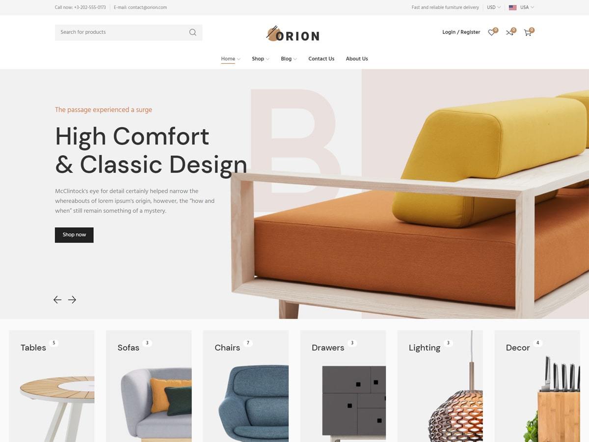 Orion WP theme by XTemos