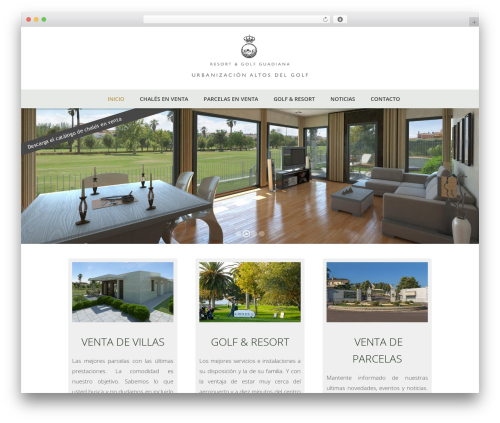 Oshin best WordPress theme - altosdelgolf.es