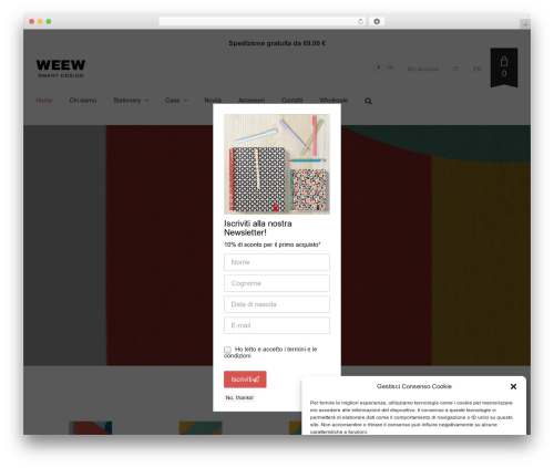 Oxygen theme WordPress free - weew-design.com