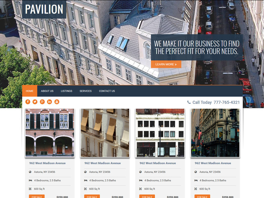 Pavilion best WordPress theme