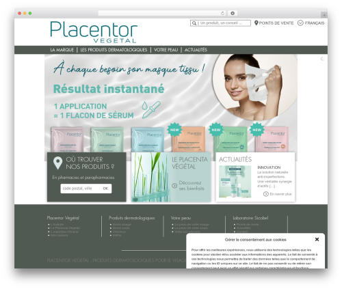 Placentor WordPress theme - placentor.fr
