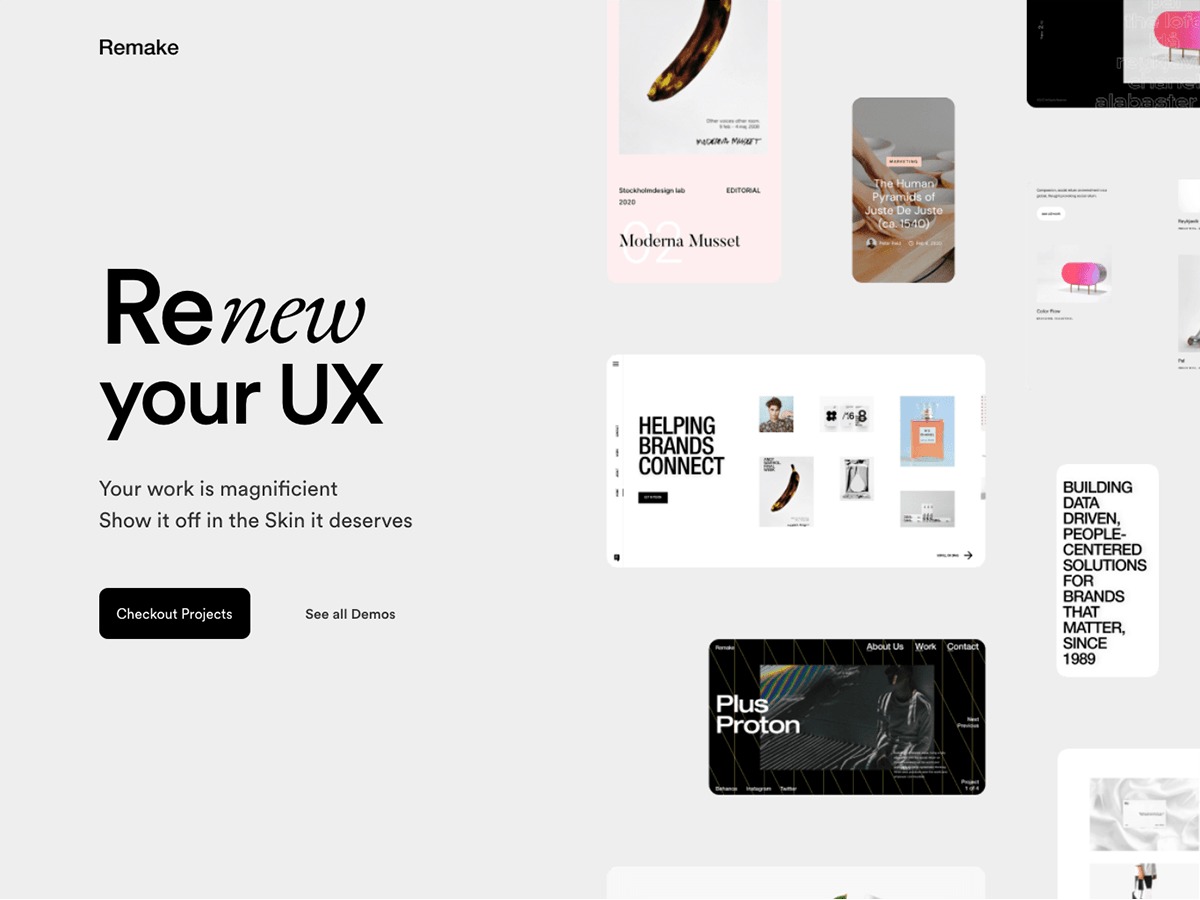 remake WordPress theme