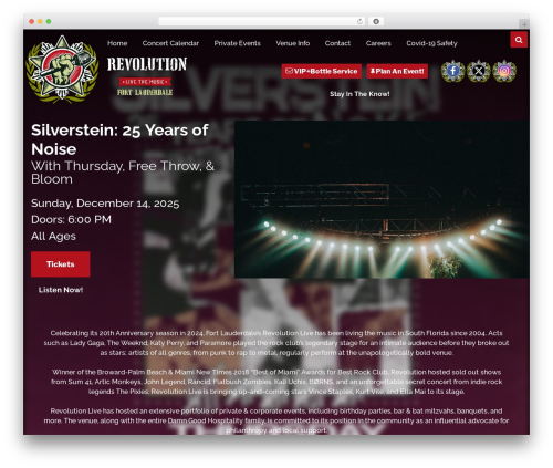 Revolution Live WordPress theme - jointherevolution.net