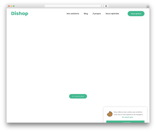 Saasland WordPress shop theme - dishop.co