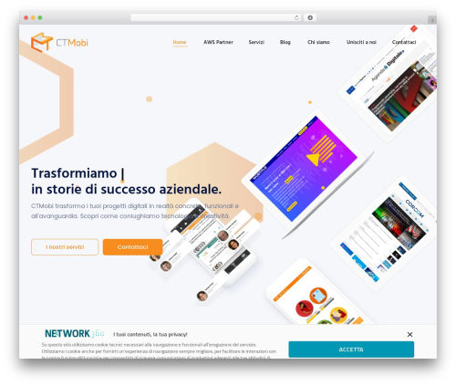 Saasland WordPress theme - ctmobi.it