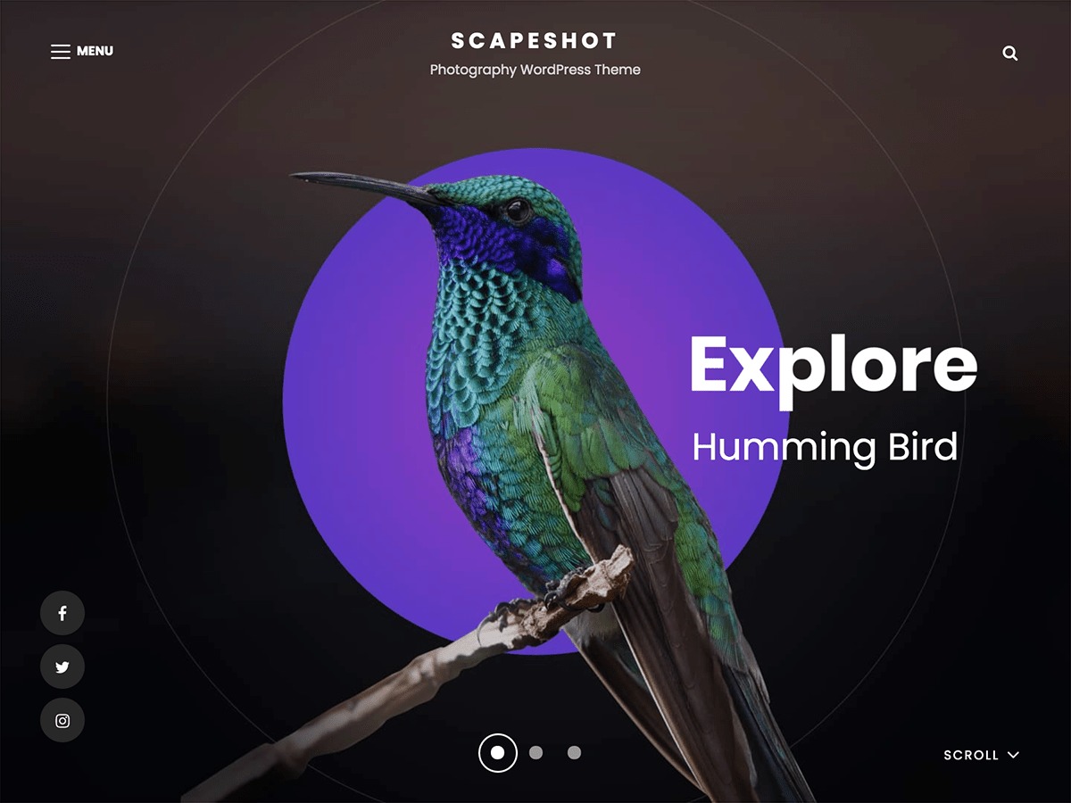 ScapeShot WordPress portfolio theme by Catch Themes